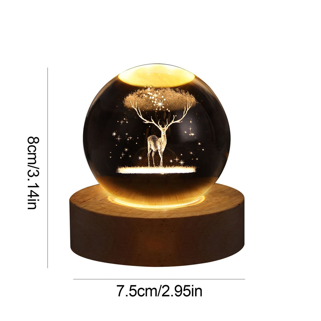 Skanto | Crystal Light Ball | Unik dekorasjon for hjemmet