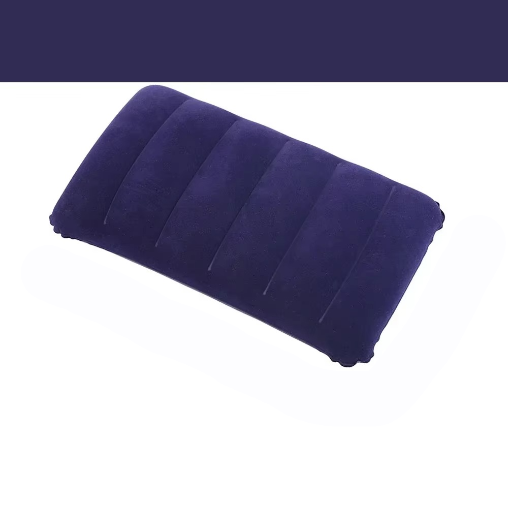 Skanto | Oppblåsbar reise- og campingpute, sammenleggbar luftpute 18,5 x 11,8 tommer