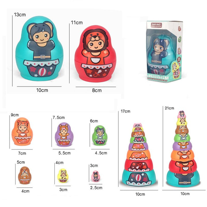 Skanto | Utdannende Fargerike Barn Matryoshka Dukker