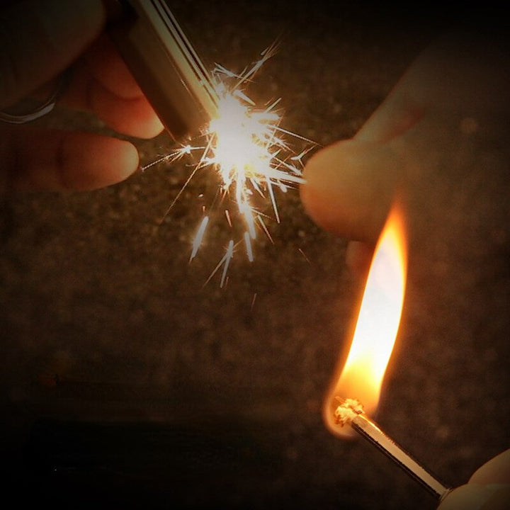 Easy Survivor Vanntett Kerosene Nøkkelring Lighter | Skanto