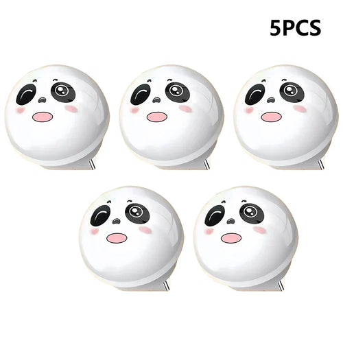 Søt panda stemmestyrt LED-nattlampe | Skanto