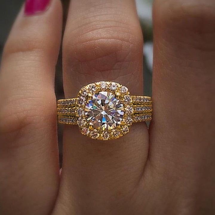 Skanto | Evig Funkel Romantisk Sofistikert Ring