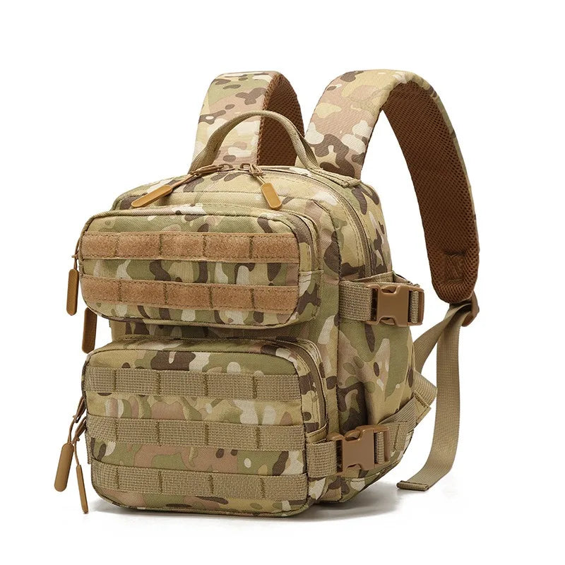 Norvo | Tactivo Mini-Ryggsekk 9L | MOLLE-Utendørs Ryggsekk | Kompakt & Holdbar | For Fotturer, Camping & EDC