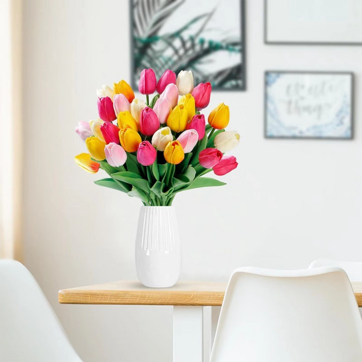 Skanto | Livlig Vår Silke Blomsteroppsett - 10 Dels Sett