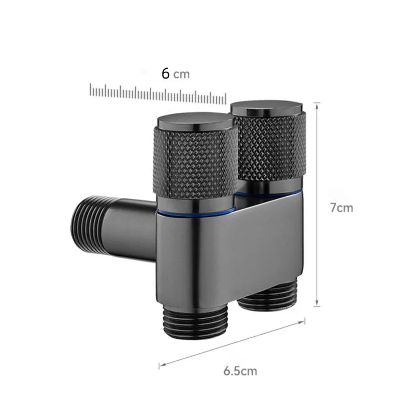 Dual Flow Pro – 2-i-1 Vegghane for toalett og vaskemaskin Skanto