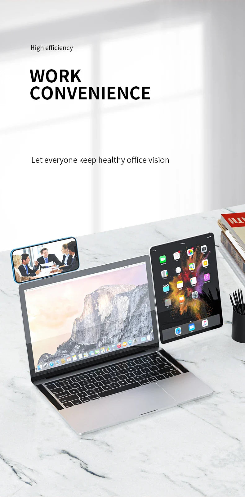 Skanto | Magnetisk Laptop Telefonholder