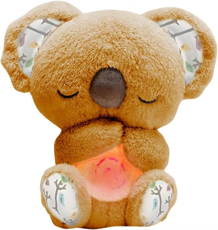 Skanto | Koseklump Koala Plush Søvnkamerat med Mild Glød og Beroligende Lyder