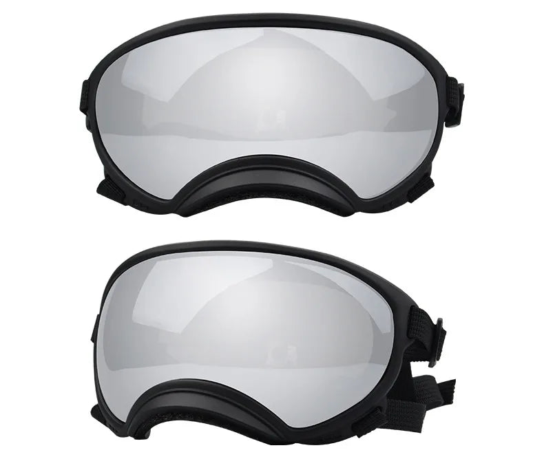Hundesolbriller med UV-beskyttelse vindavvisende justerbar Skanto