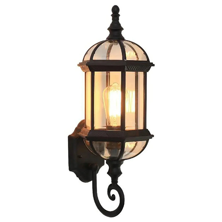 Skanto | Retro Vanntett Utendørs Vegglampe – LUMIVINTA E27