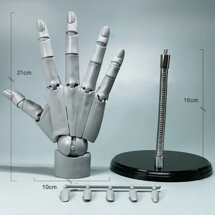 Multi-Pose Tegning Skulptur Kunst Hånd Modell | Skanto