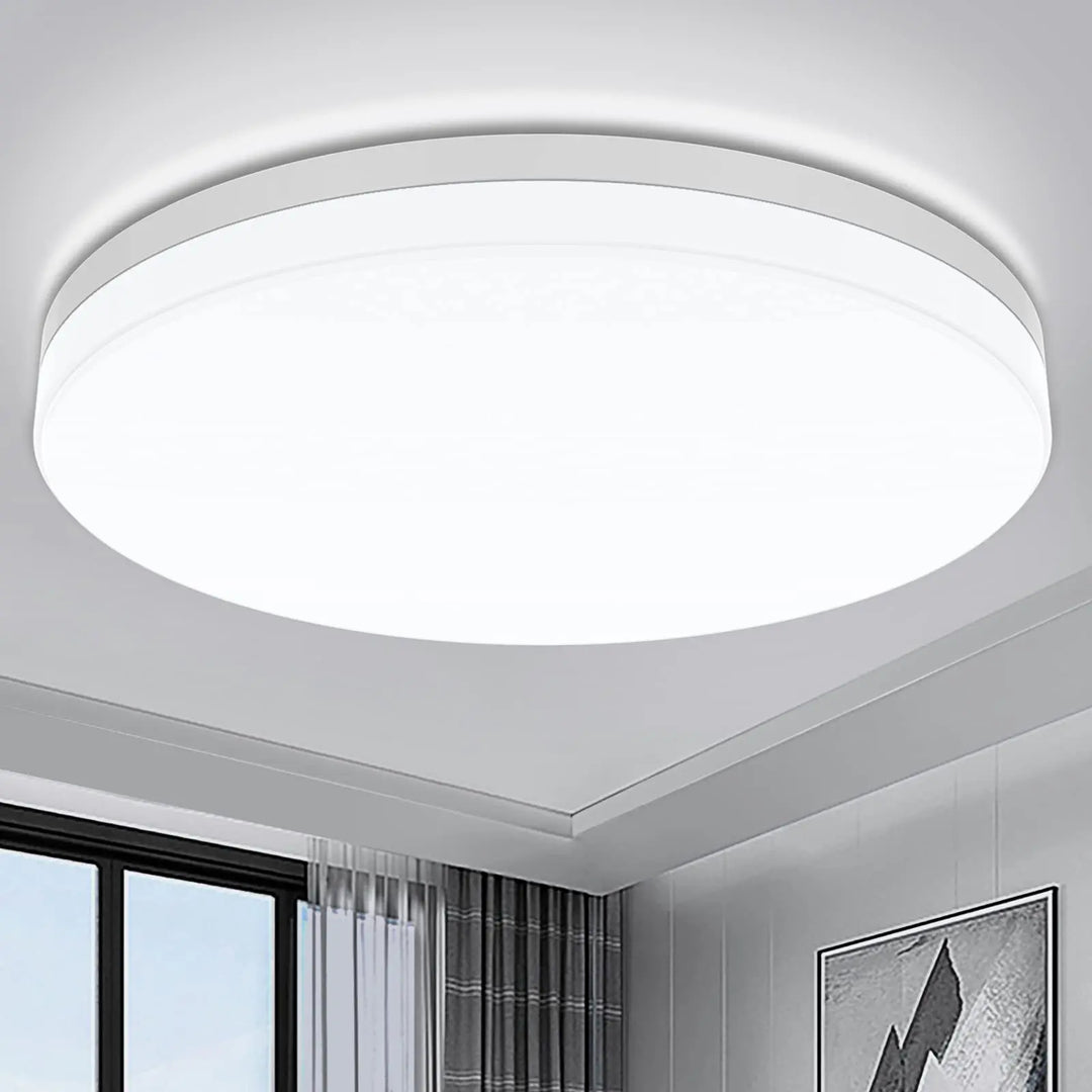 Skanto | IRALAN Ultra-tynn Rund LED Taklampe - Allsidig Belysning for Ethvert Rom, 18W til 48W Alternativer