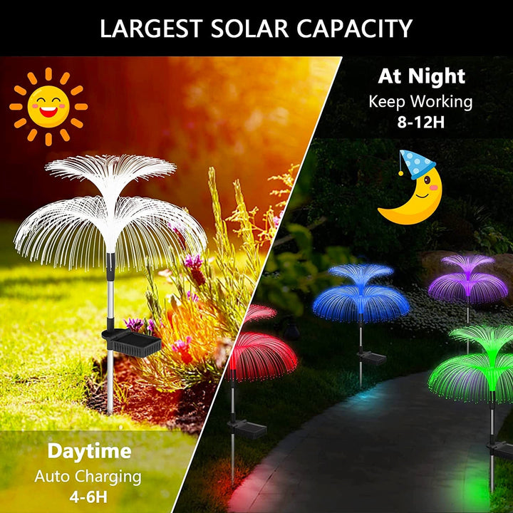 Solar-Drevne Flytende Maneter Hage Lys | Skanto