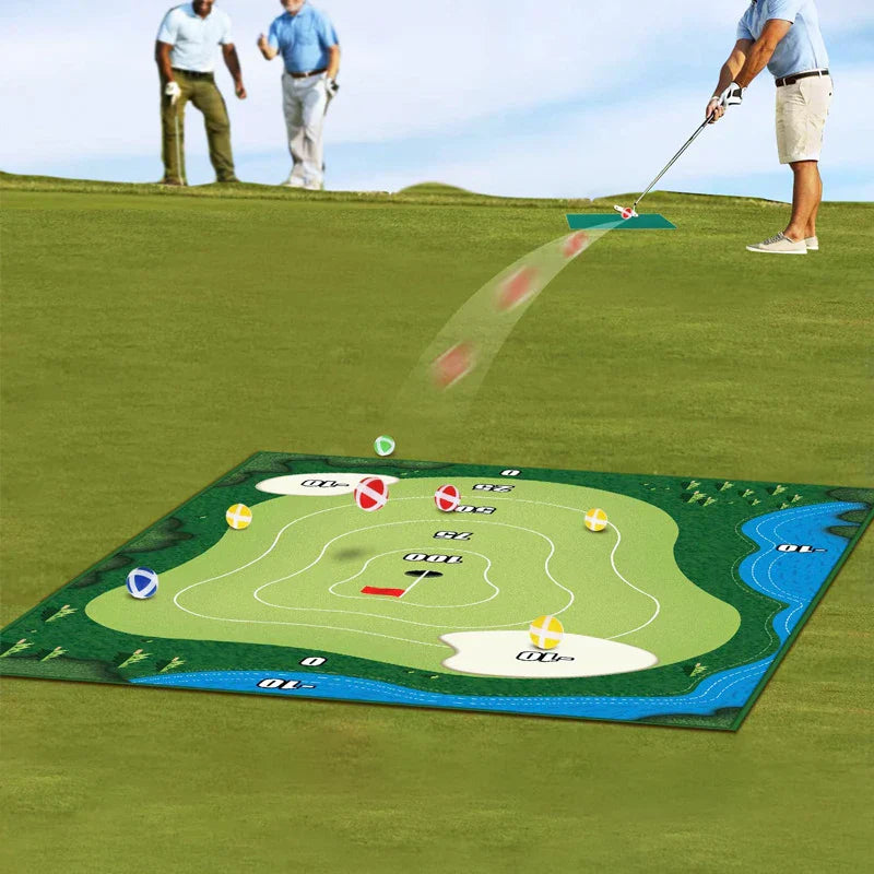 SwingZone - Kompakt Innendørs Golf Sett for Hjemme Moro Skanto
