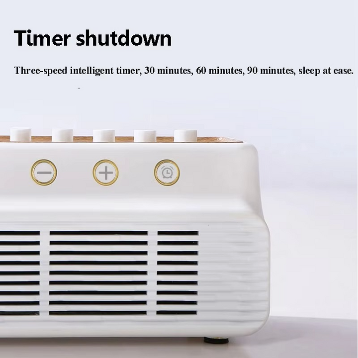 Tragbarer Bluetooth-Lautsprecher med hvite Rauschen, Naturgeräuschen og Schlaftimer