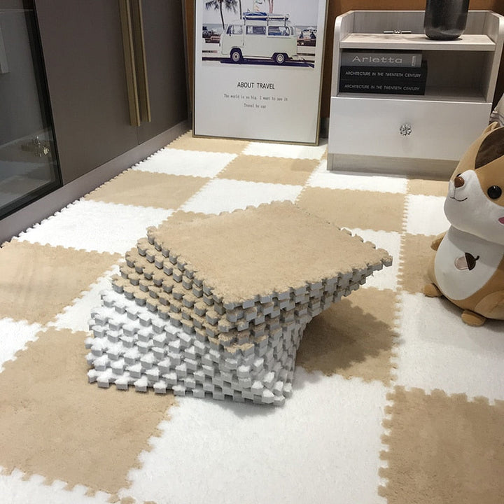 DIY Vinter Plush Puslespill Matte | Skanto