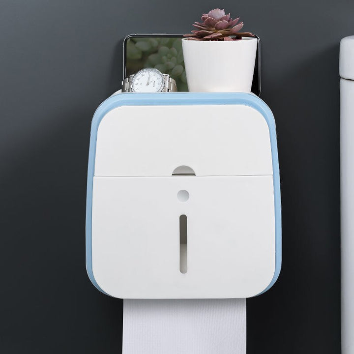 Vegghengt baderomsorganisator Tissue Box Holder | Skanto