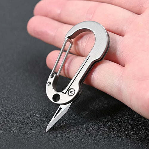 Titanium Alloy EDC Multi-Tool Nøkkelring Kniv | Skanto