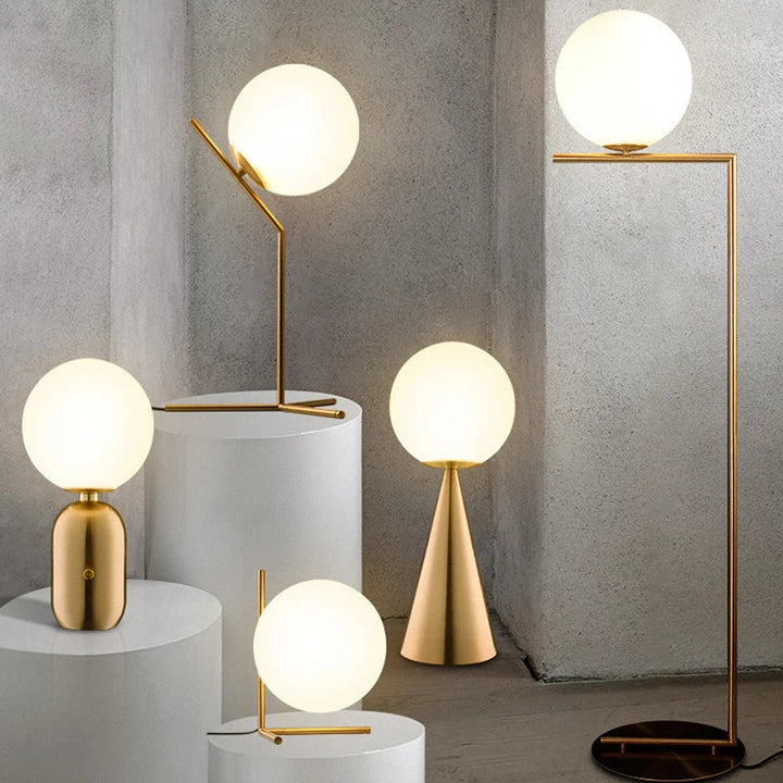 Skanto | Elegant Glasslampe med subtil glød