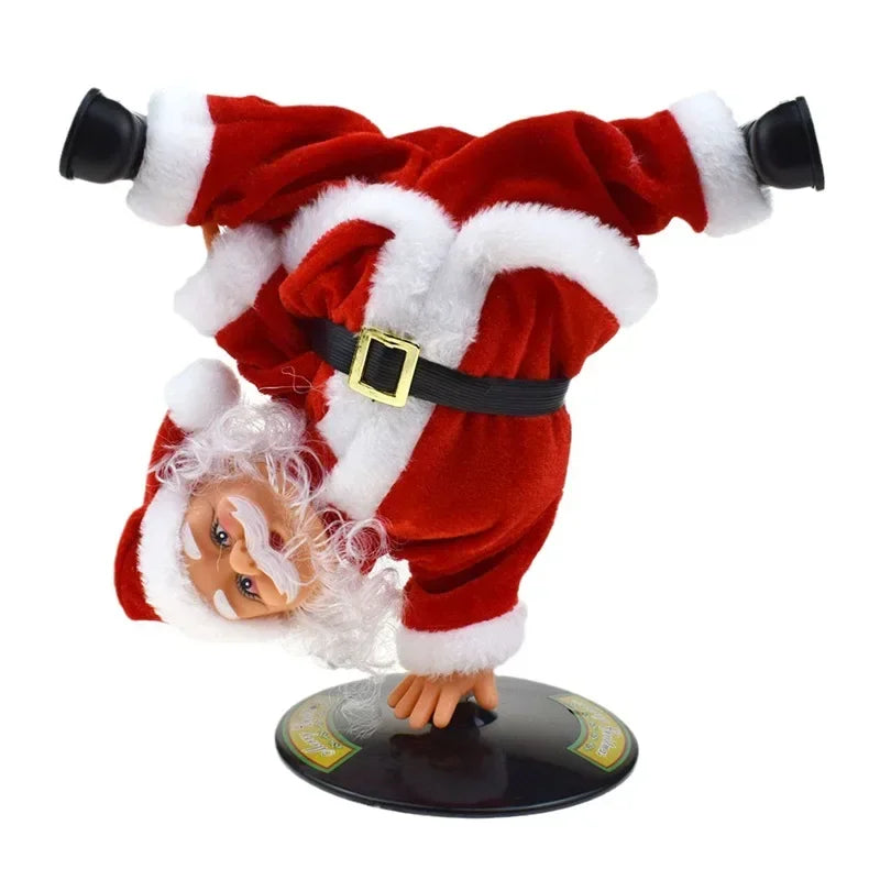 Skanto | Breakdancing Santa Dynamisk Julefigurine