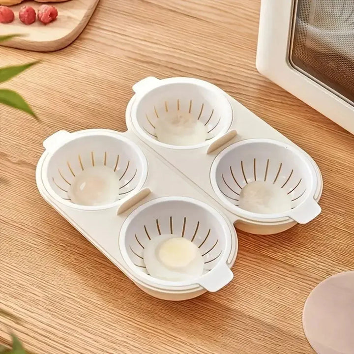 Skanto | Dobbel Space Holdbar Mikrobølgeovn Egg Maker