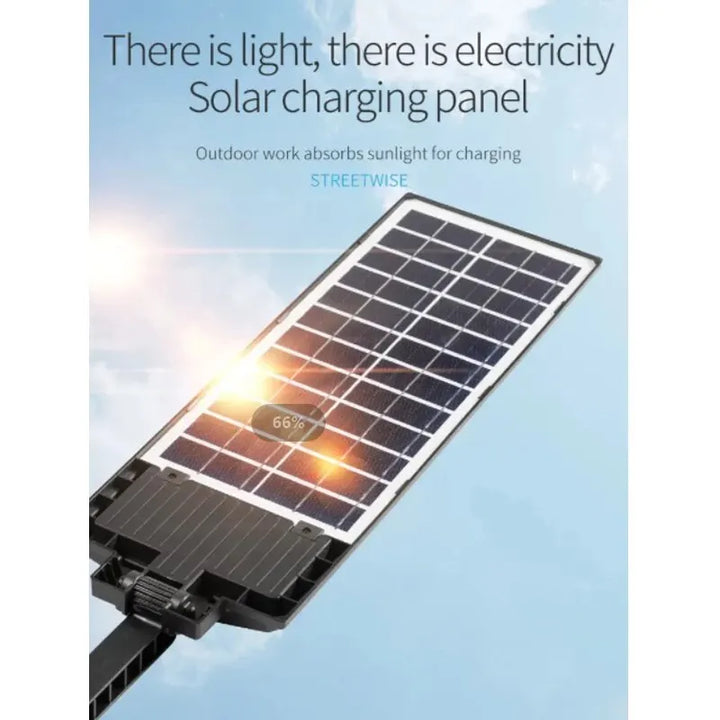 Skanto | Solarlampe med bevegelsessensor og fjernkontroll Hagebelysning