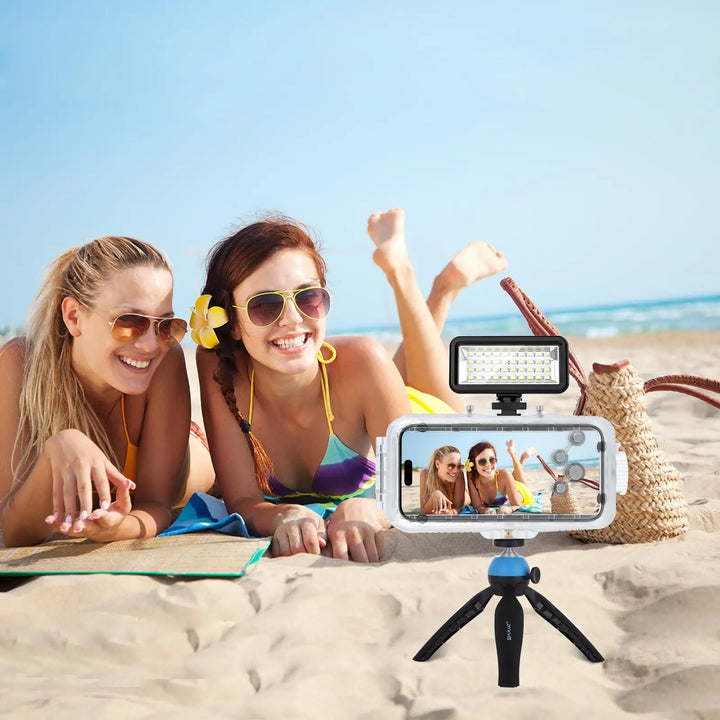 Wasserdichte Taucherhülle for iPhone med 40 m beskyttelse og touch-styring – AquaShield