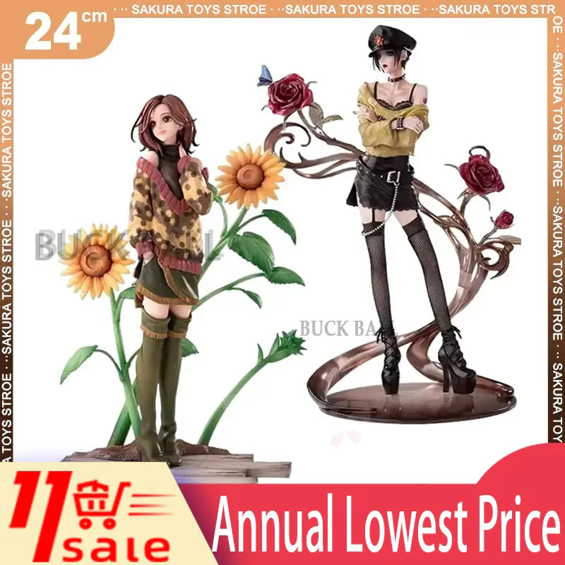 Skanto | Forhåndssalg Comic Nana Figur Oosaki Nana Komatsu Nana Anime Figur 24 cm PVC Statue Samle Vakre Jenter Dekor Modeller Leketøy Gk