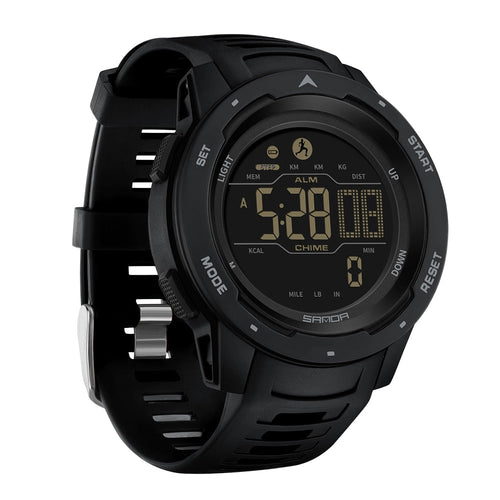 Skanto | Vanntett Militær Pedometer Digital Klokke