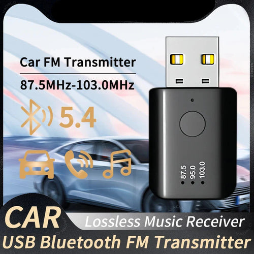 Skanto | Bil USB Bluetooth 5.4 Sender Mottaker