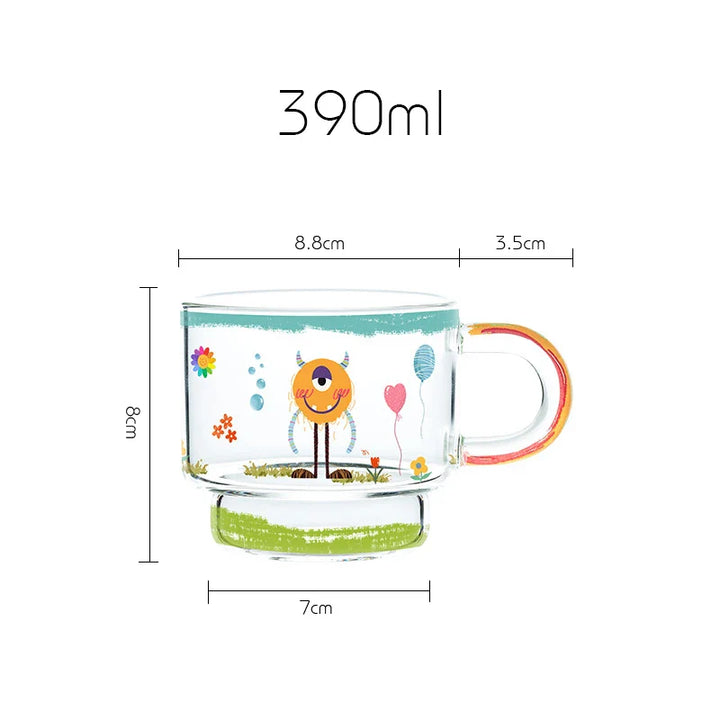Regnbuemonster Kaffe kopp