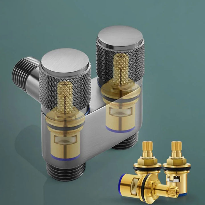 Dual Flow Pro – 2-i-1 Vegghane for toalett og vaskemaskin Skanto