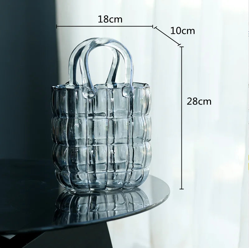Glass Bag Vase | Skanto