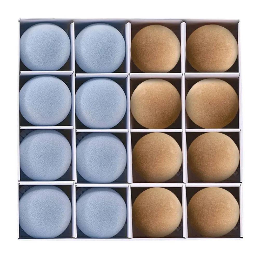 Velvet jul dekorasjoner baller sett - dekorative sfærer for tre & ferie dekor, elegant festlig aksent 16PCS 6cm (2,3 tommer)