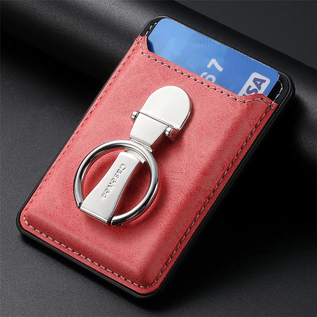 Skanto | Lær Magsafe Telefon Lommebok Holder