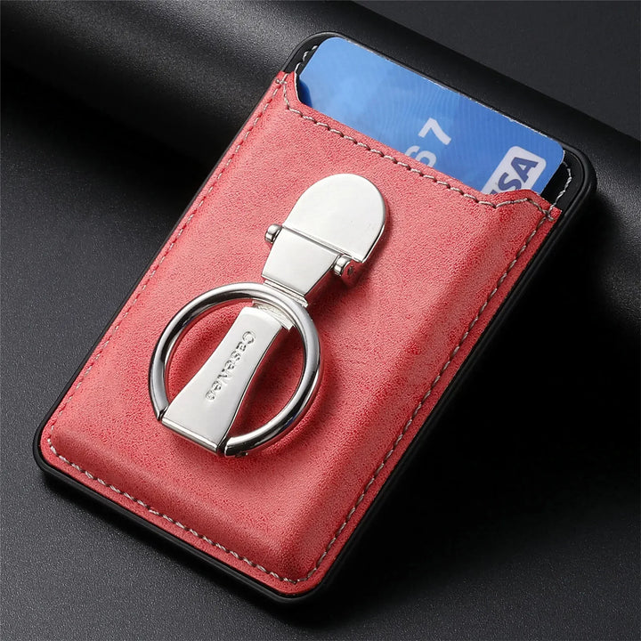 Skanto | Lær Magsafe Telefon Lommebok Holder