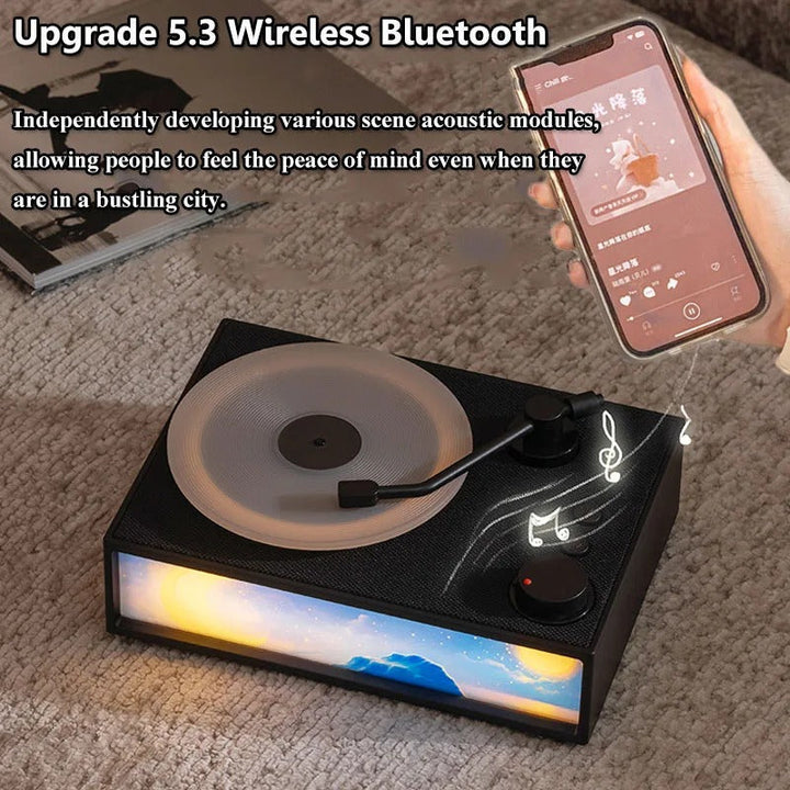 Vintage Design & LED Mood Lighting Wireless Aromatherapy Speaker | Skanto