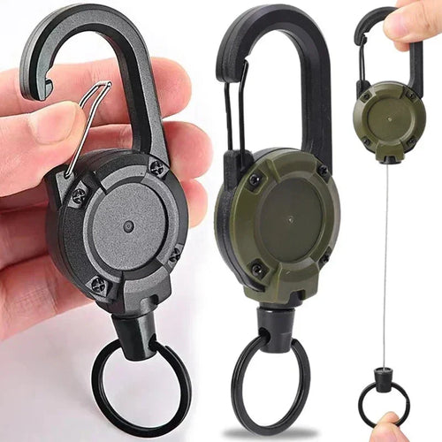 Trail Lock Anti-Lost Retractable Carabiner Nøkkelring | Skanto
