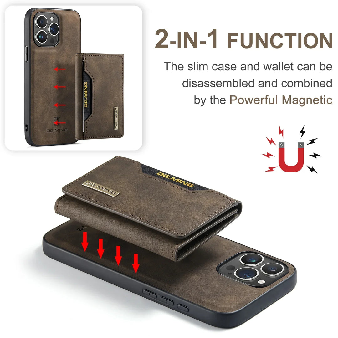 Skanto | 2-i-1 iPhone-deksel med avtakbar lommebok