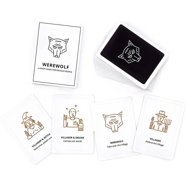 Devious Werewolf Kortspill - Moro Festspill for Voksne, Perfekt for Spillskvelder og Samlinger av Stellar Factory