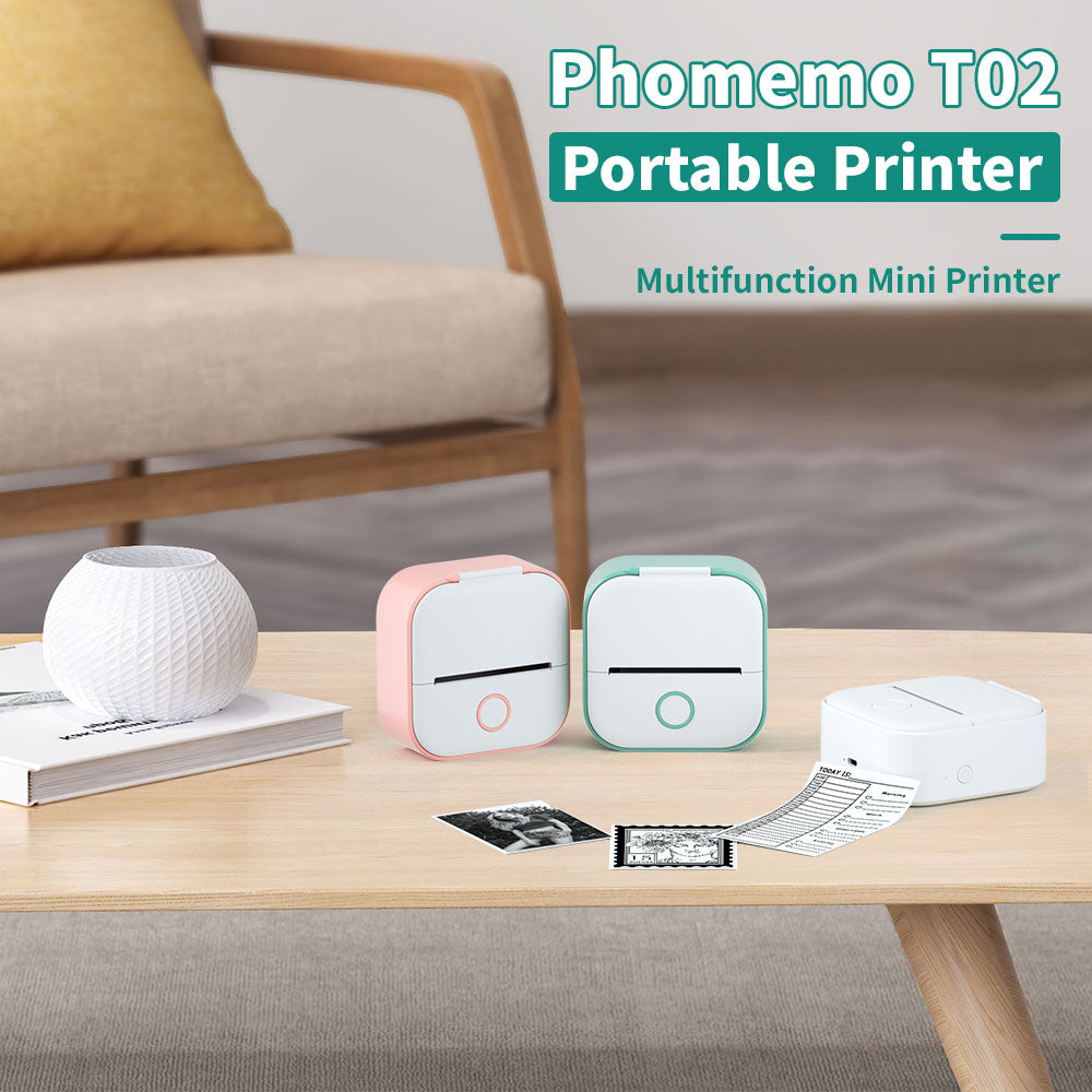 PocketPrint Mini – Bærbar termisk fotoprinter uten Skantoekk | Skanto