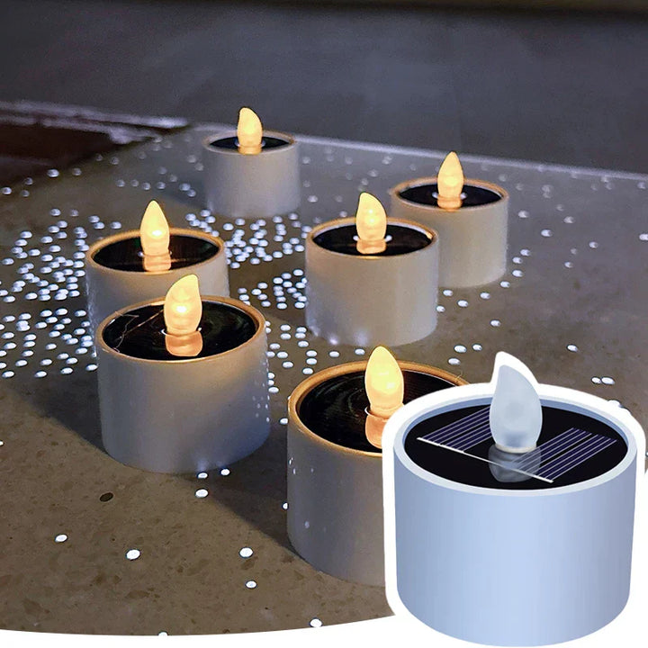 Solenergidrevne LED-lys - Flammende utendørsbelysning for hage og terrasse | Skanto
