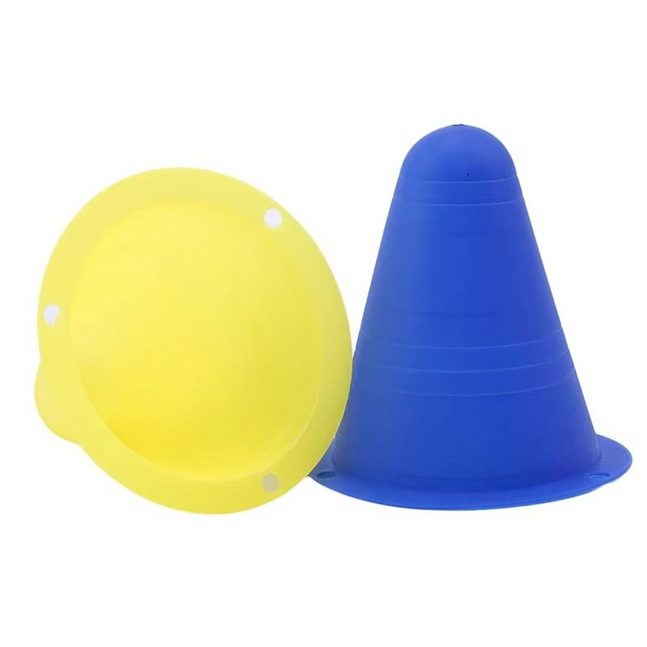 Skanto | 10-Pack Treningskjegler for Skøyting, Fotball, Amerikansk Fotball og Sportsøvelser