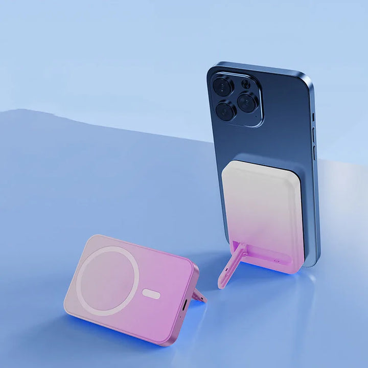 Skanto | Magnetisk Trådløs Power Bank med Stativ