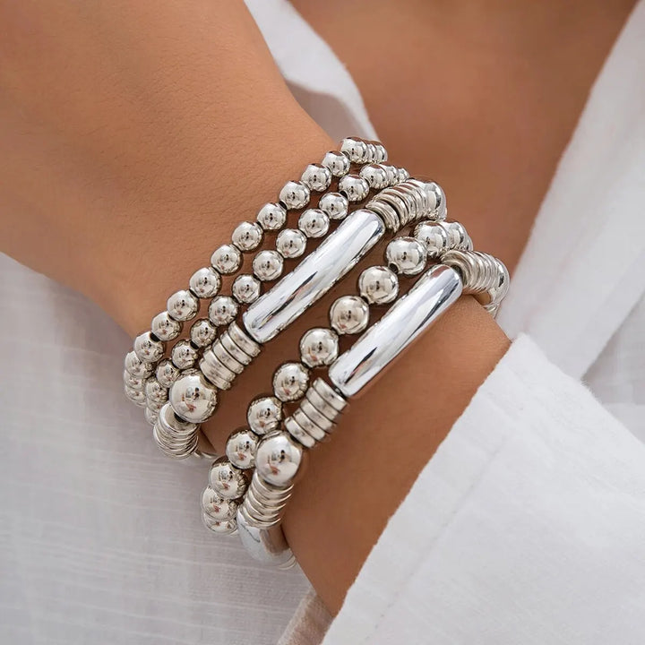 Skanto | 5pc Beaded Bracelet Stack Set