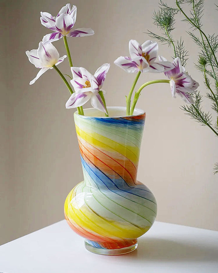 Regnbue Chubby Vase | Skanto
