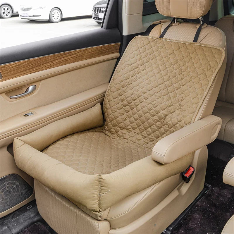 Norvo | Pawmodo Vanntett Hund Bilsete Deksel | Bærbar Reise Seng for Bil | Anti-Jord | For Små & Medium Hunder