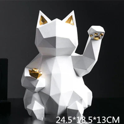 Skanto | Nordisk Stil Geometrisk Lykke Katt