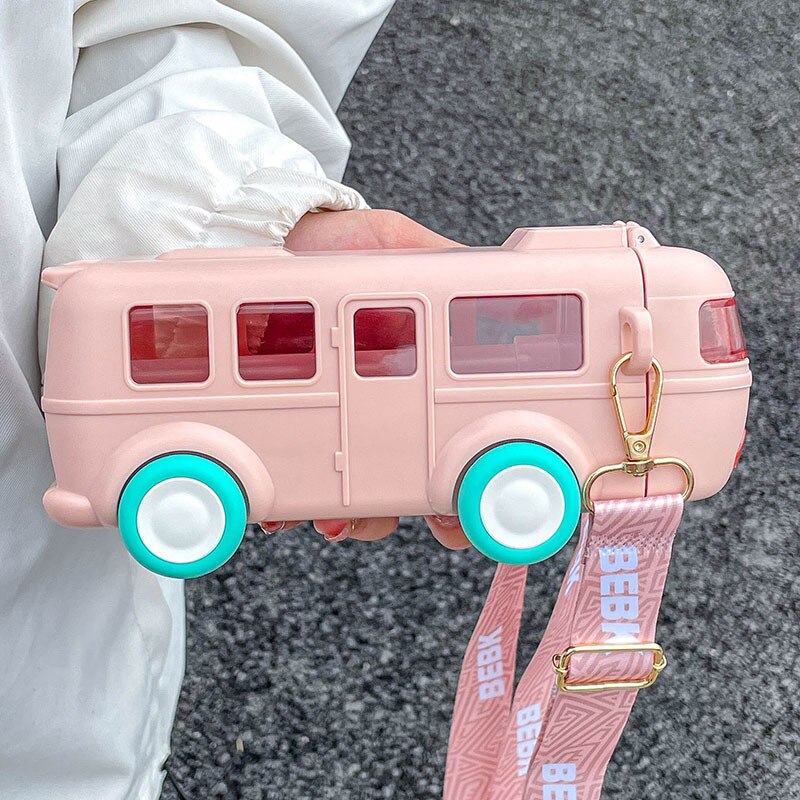 Skanto | Søt Bus Leak-Proof Lille Rytter Vannflaske