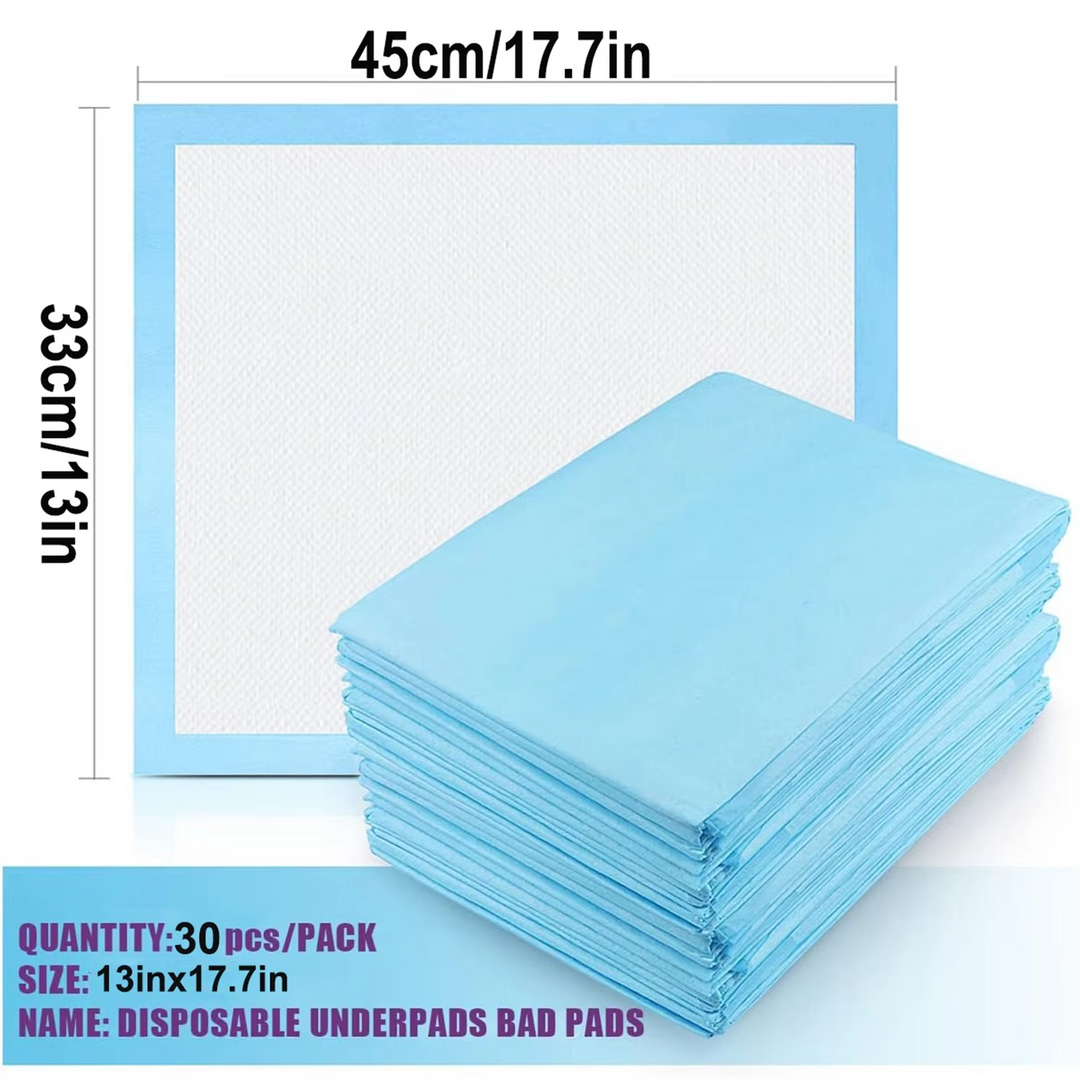 30er-Packung super saugfähige Einweg-Urinpads für Haustiere and Senioren, 13 x 18 Zoll
