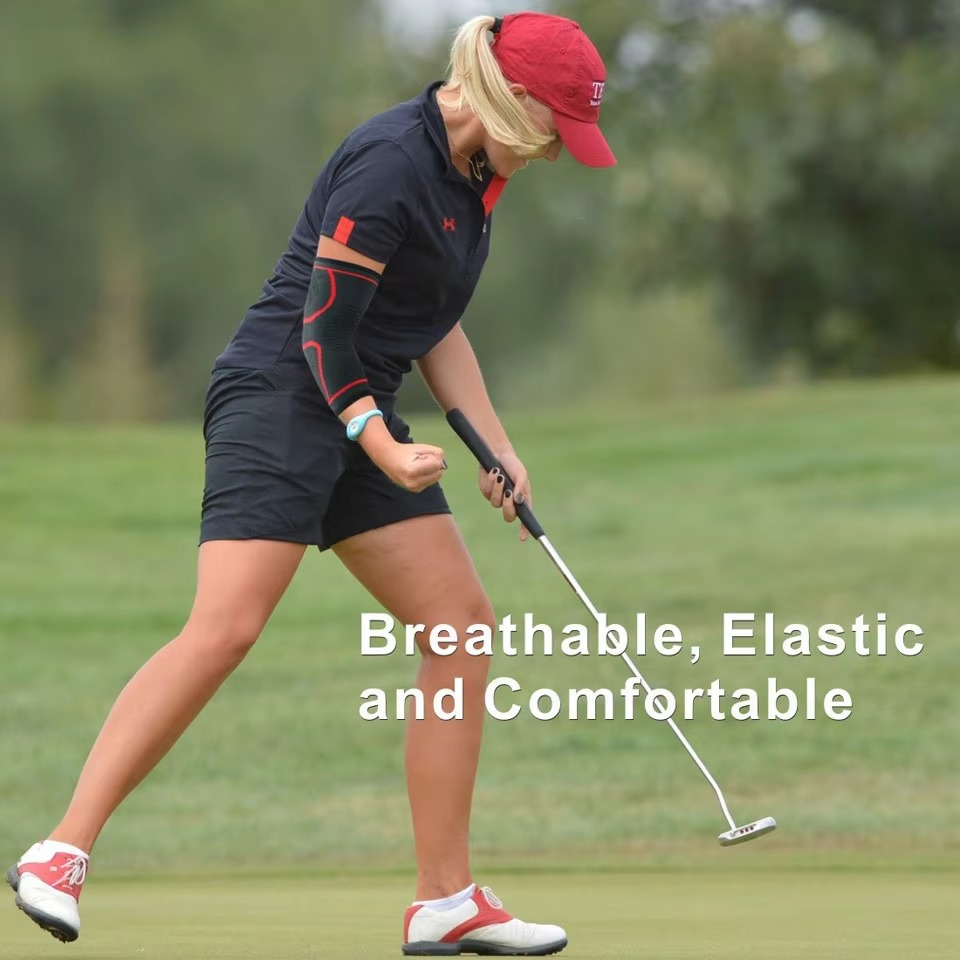 Skanto | Justerbar elastisk albue støtte sleeve for sport og fitness